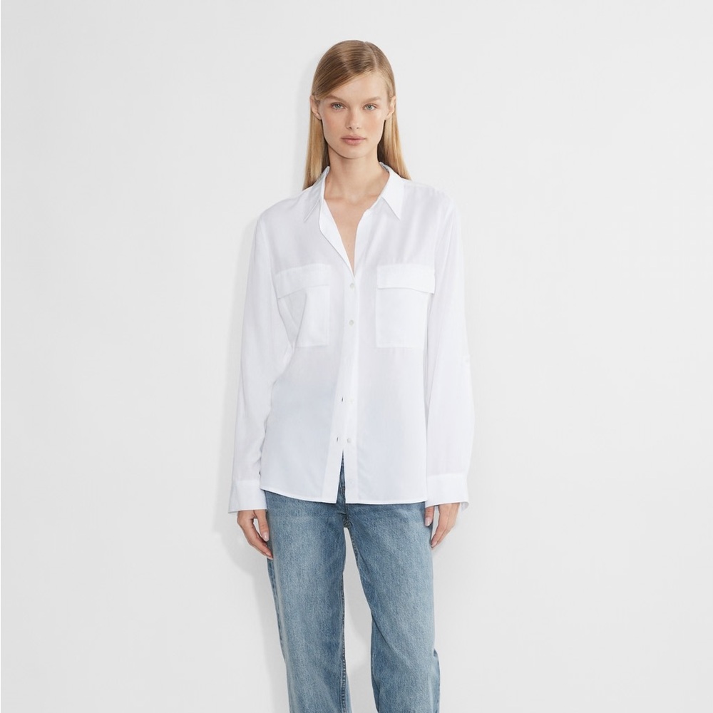 Aritzia | Babaton Utility Shirt in White